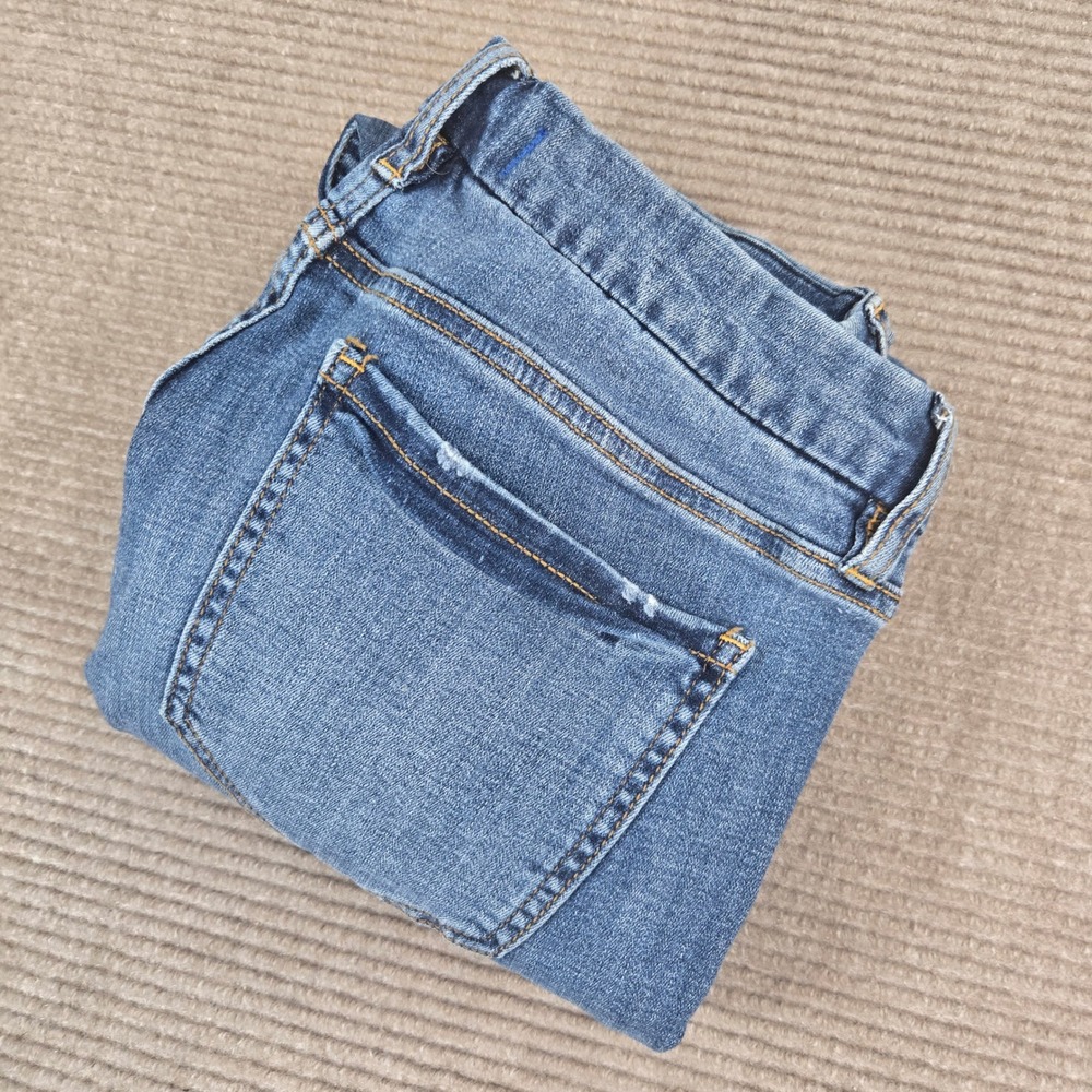 Studio Blue Womens 31 Blue Distressed Tencel Blend Skinny Jeans SPT060MD